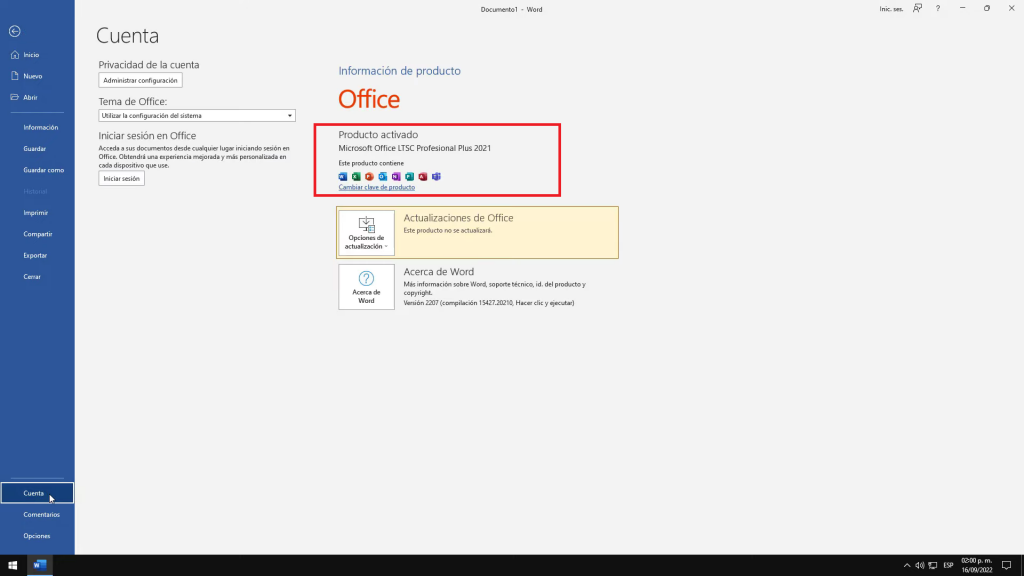 office 2021 activation