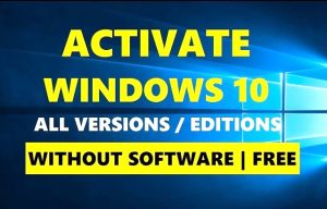 Activa Windows 10 sin Usar Ningún Software Gratis