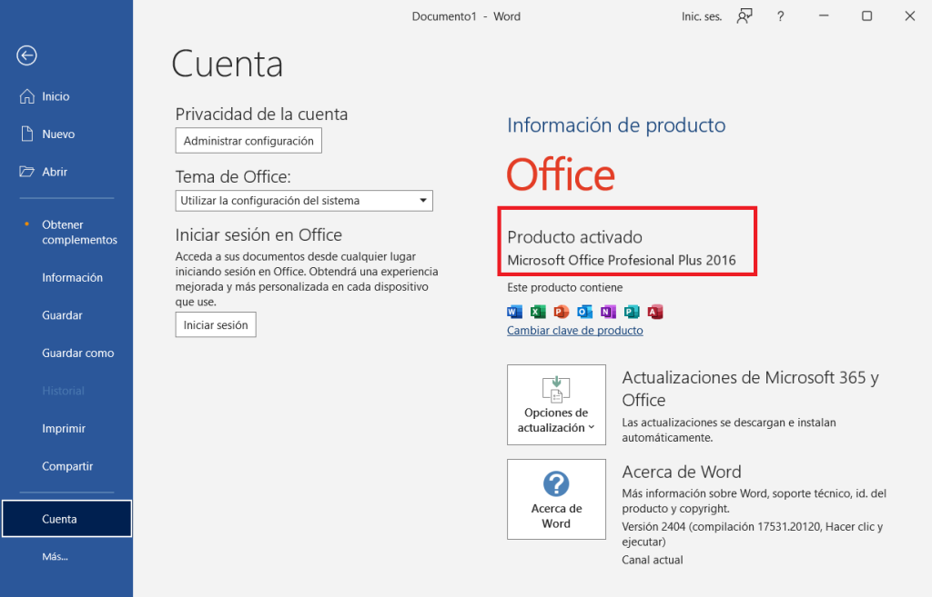 Activación KMS para Office 2016 Descargar Gratis y Fácil