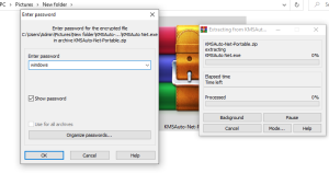 Descomprima el archivo con Activator (Contraseña para el archivo – windows)