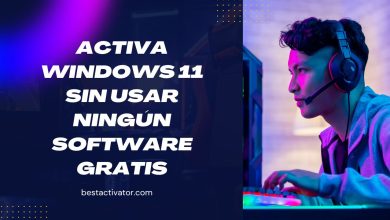 Activa Windows 11 sin usar ningún Software gratis